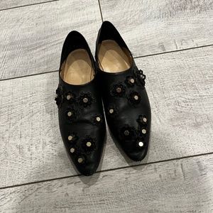 Zac Posen flower flats